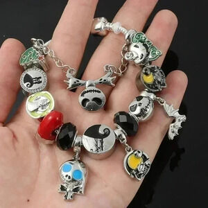 Nightmare B4 Christmas Jack Charm Bracelet